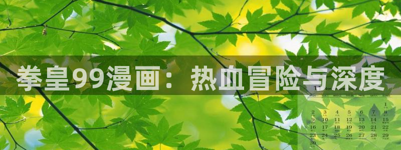 贝勒漫画 分类：拳皇99漫画：热血冒险与深度